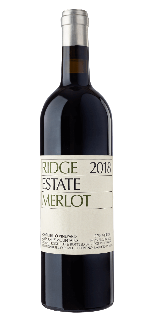 2020 Ridge Estate Merlot Santa Cruz Mountain